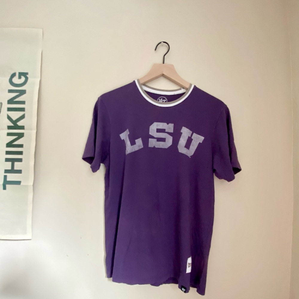 Purple Vintage Style LSU T-Shirt